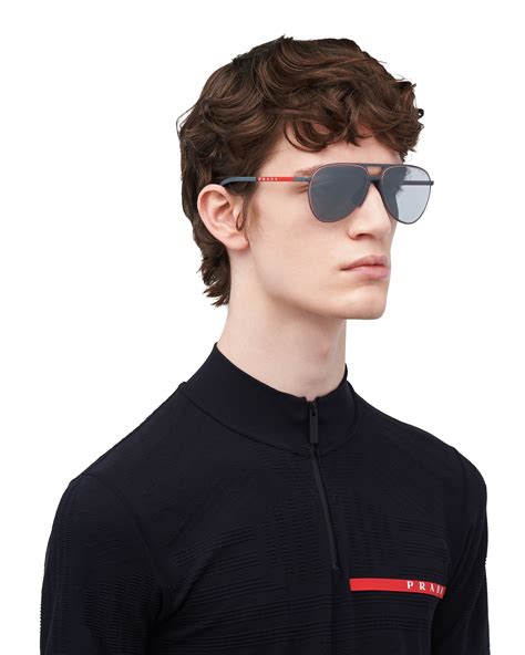 prada linea rossa 59 us|Linea Rossa Collection Men's Sunglasses .